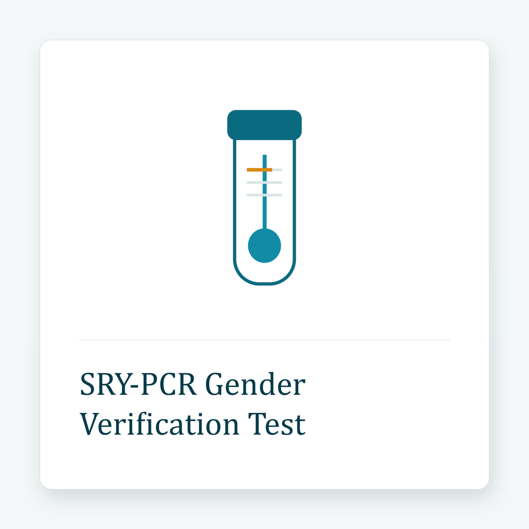 SRY-PCR Gender Verification Test